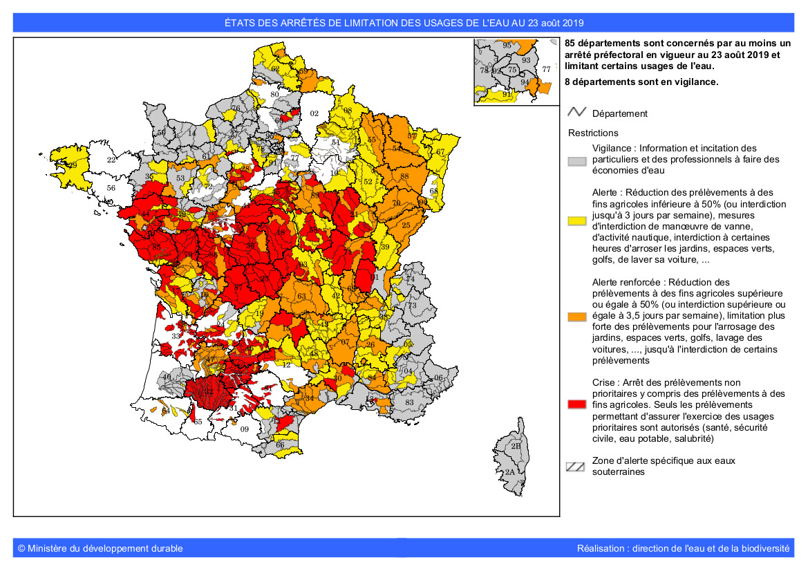 Etat des arrêtés au 23août2019